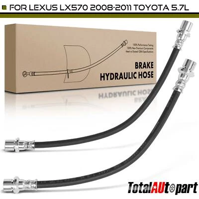 2x Manguera hidráulica de freno para Toyota Land Cruiser Lexus LX570 2008-2011 interior trasero Foto 1 de 4
