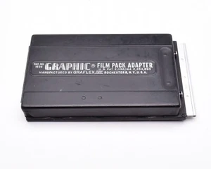 Graflex 2-1/4x3-1/4 Graphic Film Pack Adapter Dark Slide Cat 1232 READ (#10802) - Picture 1 of 5