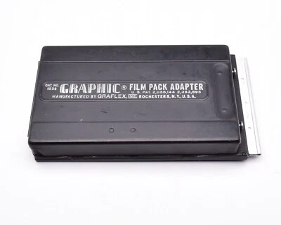 Graflex 2-1/4x3-1/4 Graphic Film Pack Adapter Dark Slide Cat 1232 READ (#10802) - Image 1 of 4