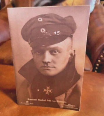 World War 1 German Air Ace Rittmeister Manfred von Richtofen Tabletop Standee - Image 1 of 2