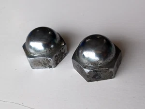 1974 Moto Guzzi Eldorado Swingarm Cap Nuts - Picture 1 of 4