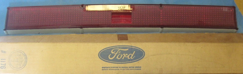 New old stock 1969 Lincoln Continental tail light lens left side - Image 1 of 1