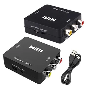 AV zu HDMI 1080P RCA CVBS Video Audio Composite Converter Mini Adapter HDTV/DVD - Bild 1 von 20