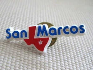 SAN MARCOS TEXAS - VINTAGE LAPEL PIN - Picture 1 of 5