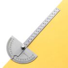 Adjustable Tool Round Finder Angle Gauge Measuring Ruler 180 Degree Protractor
