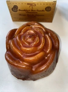 Avon Candle Breakfast Cinnamon Bun Shaped Candle Smells Like Cinnamon Bun. Boxed - Picture 1 of 6