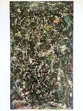 JACKSON POLLOCK ABSTRACT EXPRESSIONIST LITHOGRAPH PRINT "FULL FATHOM FIVE" 1947