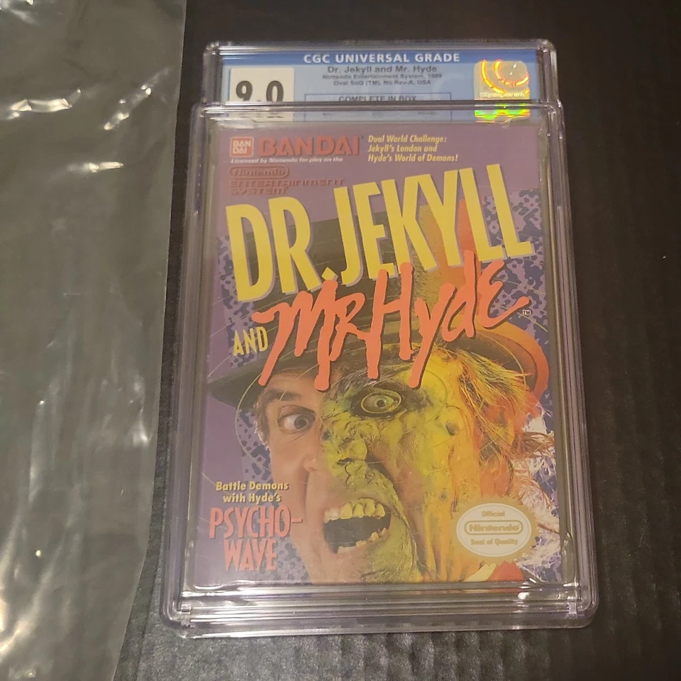 Nes Dr. Jekyll and Mr. Hyde (Nintendo Entertainment System, 1989) CIB Graded 9.0 - Image 1 of 4