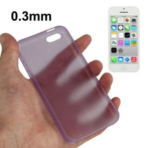 Etui ochronne Case Ultra cienkie 0,3mm do telefonu komórkowego Apple iPhone 5C fioletowe - Zdjęcie 1 z 5