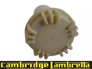 Lambretta D & LD Petrol Cap White Tank Plastic Cap Original Spec - Picture 1 of 2