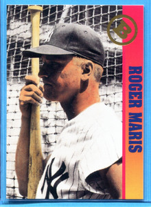 ROGER MARIS ~ 1993 Ballstreet News Gold Baseball Insert Card (No #) 