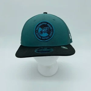 New Era 9Fifty Men's Philadelphia Eagles Logo On Field NFL Hat Cap Snapback - Picture 1 of 6