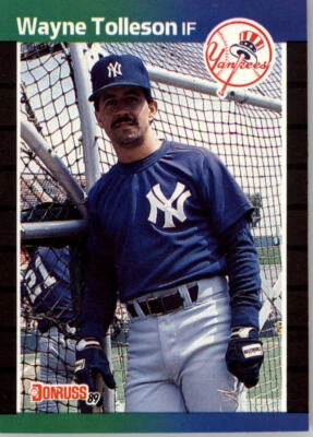 1989 Donruss #659 Wayne Tolleson New York Yankees - Image 1 of 2