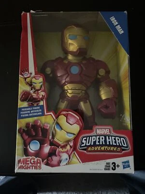 Figura de acción posable Marvel Super Hero Adventures Mega Mighties Iron Man Foto 1 de 4