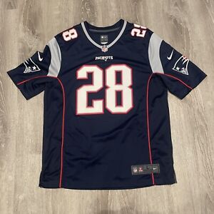 Nike On-Field NFL New England Patriots James White #28 Men’s Jersey Sz L