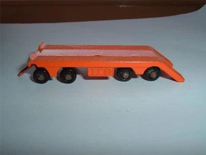 MATCHBOX NR. 16B ATLANTIKANHÄNGER 8 RAD IN ORANGE GEBRAUCHTZUSTAND SIEHE FOTOS - Bild 1 von 1