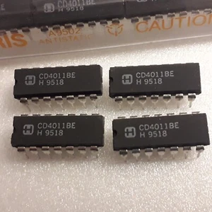 4X HARRIS CD4011  -TRANSISTOR.CD4011BE. - Imagen 1 de 2