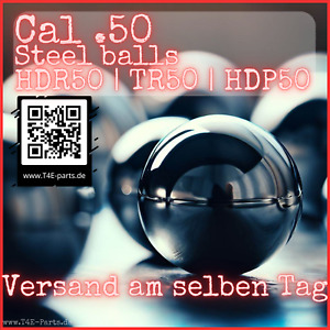 💥50x❗ Steel balls ❗HDR50 & HDP50 & TR50 T4E Cal. 50 Industrie Qualität