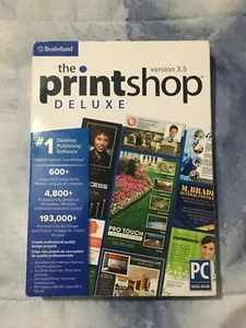 Broderbund The PrintShop Deluxe Version 3.5 For Windows PC Software - Picture 1 of 2