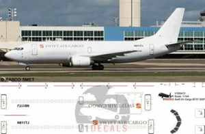 V1 Decals Boeing 737-300 Swift Air Cargo for 1/144 Minicraft Model Airplane Kit - Bild 1 von 8