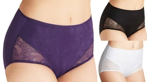Ex M&S Light Control No VPL Lace Front Shapewear Knickers. 5 Colours. Sizes 8-22 - Picture 1 of 12