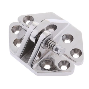 Boat 72x55mm 316 Stainless Steel Hatch Deck Hinge with Removable Pin Marine 1pc - Picture 1 of 4