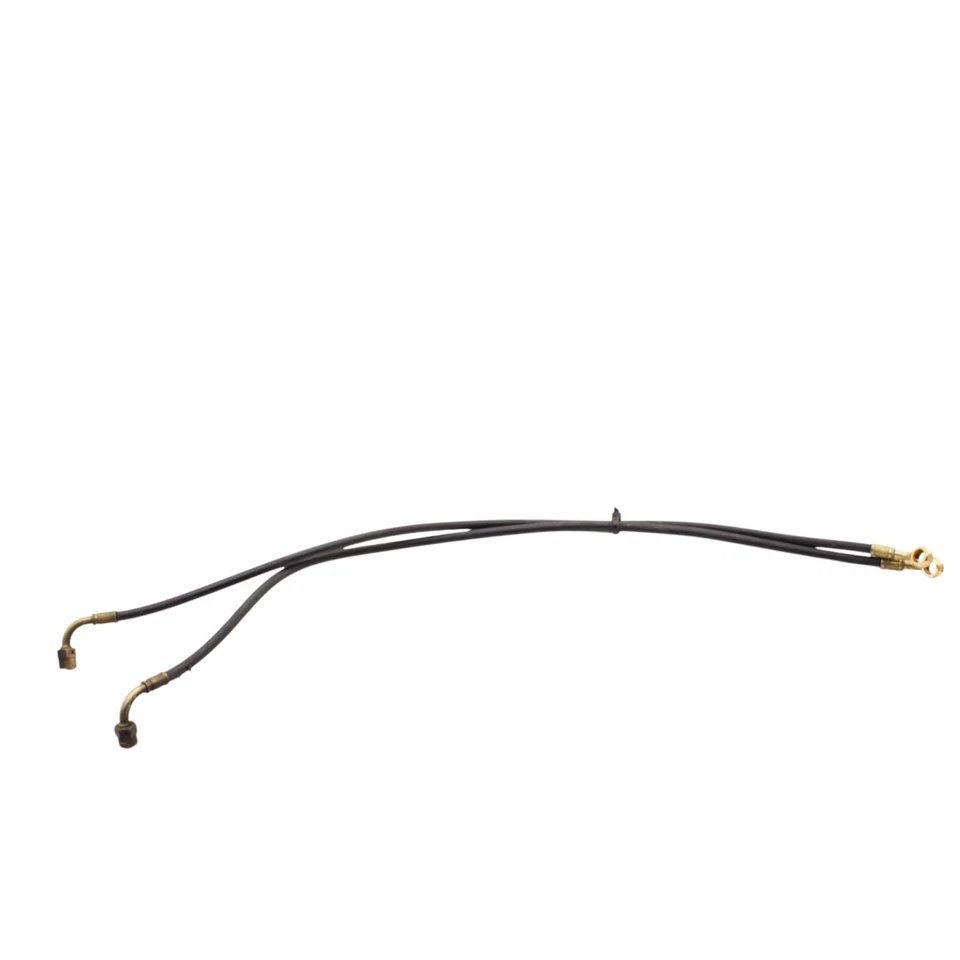 SUZUKI GSXR600 GSXR750 2006 2007 LÍNEAS DE FRENO MANGUERAS TRENZADAS DELANTERAS NEGRAS Foto 1 de 4