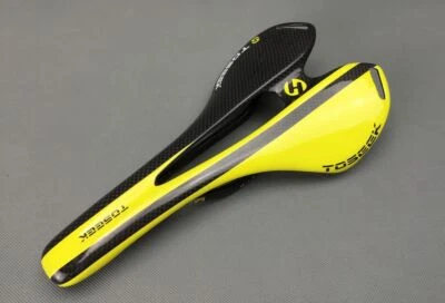 Sillines de bicicleta de fibra de carbono completos TOSEEK asiento de carreras hueco MTB asientos de bicicleta de carretera Foto 1 de 4