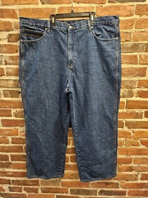  Pantalones de mezclilla para hombre Craftsman Carpenter pintura pierna recta talla 44x30  Foto 1 de 4