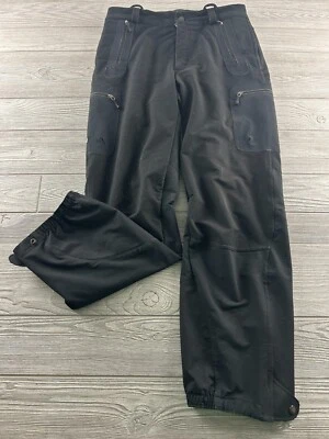 Pantalones cargo de invierno negros forrados de lana Patagonia para mujer talla 10 Foto 1 de 4