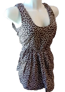 MADISON brown cotton blouse- size M - Picture 1 of 4