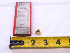 1pc NEW SANDVIK R166.0L-16VMCT302 1020 TiN COATED CARBIDE THREADING INSERT - Picture 1 of 3