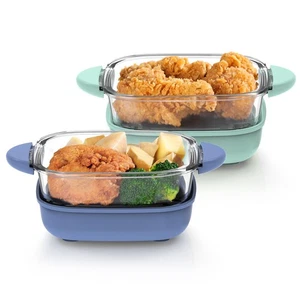 6 Tassen Hartglas Behälter 2er Pack, Kompatibel mit Ninja Crispi 4 in 1 Po... - Bild 1 von 6