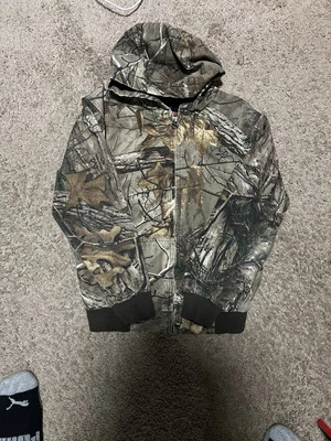 Game Winner Realtree Xtra Camo Insulated Hooded Jacket Youth Boys Sz S - Image 1 of 4