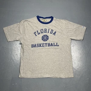 Vintage Florida Gators Basketball Tshirt Grey Blue 2XL VTG NCAA Unisex Y2K Sport - Picture 1 of 6