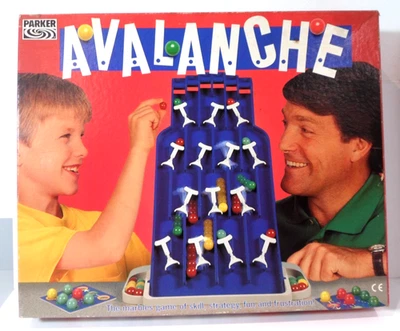 Vintage Avalanche Board Game By Parker - 1991 - 100% Complete - Image 1 of 4