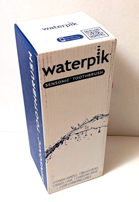Nuevo cepillo de dientes eléctrico sónico Waterpik Sensonic recargable gris Foto 1 de 4