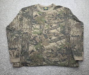 Vintage Cabelas Realtree T shirt Mens XL Camo Long Sleeve Single Stitch 90s - Picture 1 of 13