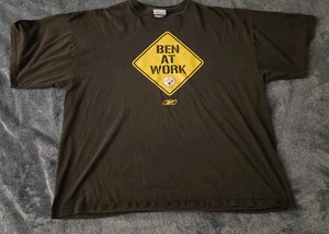 Pittsburgh Steelers Ben Roethlisberger #7 Shirt Reebok Size 2XL NFL - Picture 1 of 7
