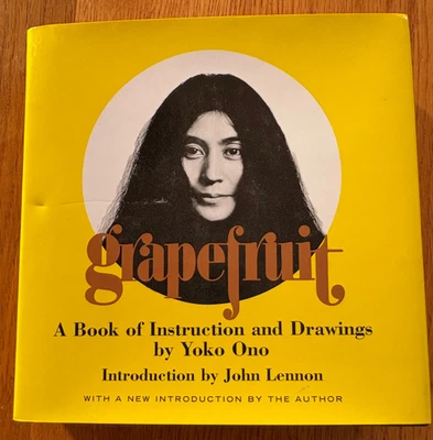 YOKO ONO LENNON AUTOGRAPHED "GRAPEFRUIT" 2000 LATER EDITION IMAGINE POETRY BOOK - Image 1 of 4