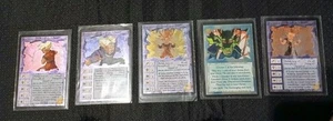 1997 Ani-Mayhem Dragon Ball Z Ultra Rare 5/5 Foil Card Set - Bild 1 von 7