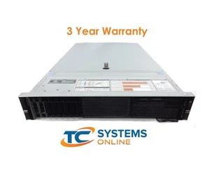 Dell Poweredge R740 2xSLVR 4116 2.1GHZ=24Cores 64GB 2x1.8TB 10K 12G H730P - Picture 1 of 2