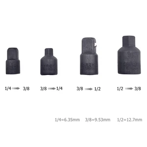 4PCS 3/8" to 1/4" 1/2 inch Drive Ratchet SOCKET ADAPTER REDUCER Air Impact Ehuui - Picture 1 of 12