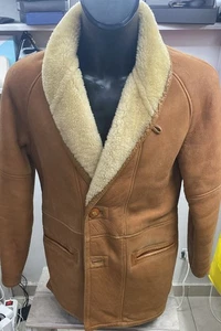 Montone shearling REGIMENTAL da donna taglia 46 colore marrone cod. AE113 - Imagen 1 de 9