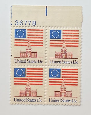 Scott #1622 Plate Block of Four - Free Shipping #2 - Image 1 of 2