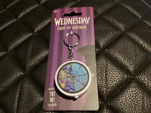 BNIP New Official MGM Wednesday Light Up Keyring Key Chain - Picture 1 of 4