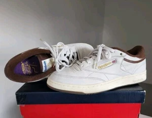 Reebok X Bodega 15 Years Club C 85 Premium Leather Classic 10 White Brown - Picture 1 of 13