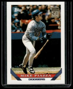 1993 Topps Traded Mike Piazza #24T Los Angeles Dodgers - Picture 1 of 2
