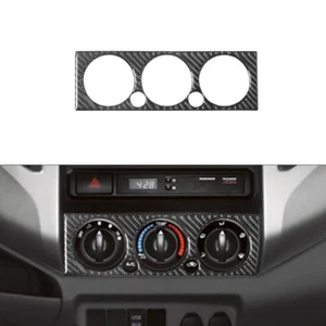 For Toyota Tacoma 2012-2015 Air-con Climate Knobs Trim Cover Decor Carbon Fiber - Picture 1 of 12