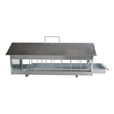 Futtertrog - Futterspender - Futterautomat für Tauben Metall 60 cm mit Schublade - Bild 1 von 4